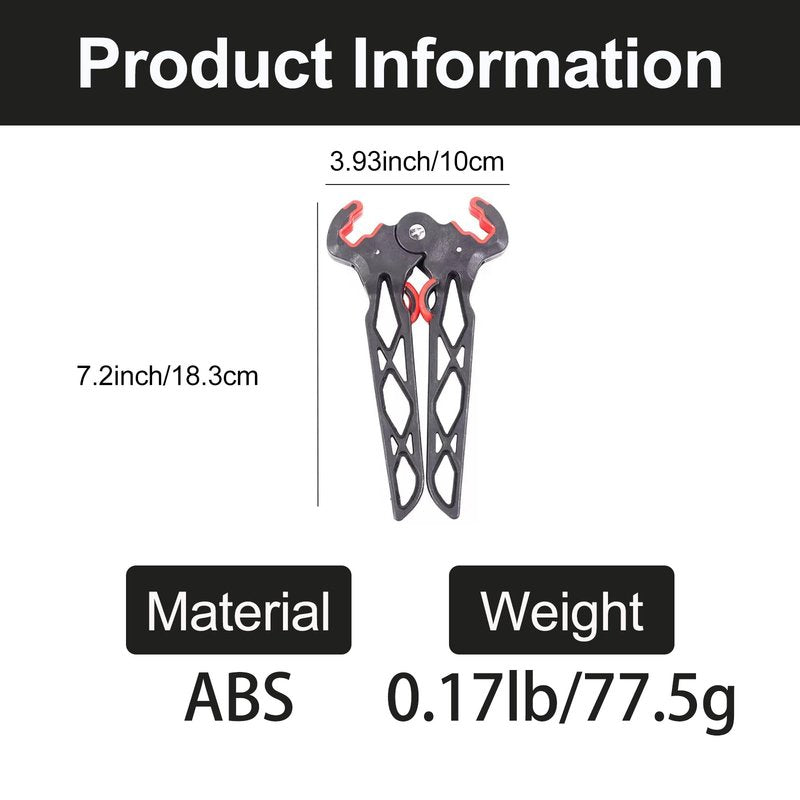 KURUGEILI Archery Bow Stand Folding Bow Stands Bow Jack Limbs Clamp Kickstand for Compound Bow Hunting Accessories