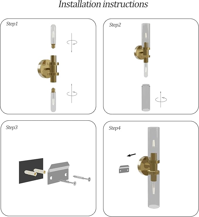 Rechargeable Battery Wall Sconce Set of Two, Cordless, Dimmable, Timer, Remote, Touch Control, 3000K, USB-C Charging for Living Room, Bedroom Sand Nickel (Include 4 Special Bulbs)