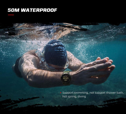 NORTH EDGE Military-Watch for Men - Tactical Survival Watch, Men's Women's Digital Wrist Watches for Sports Outdoors, Pedometer, Compass, Calories, Durable Nylon Band (Black, Nylon Band)
