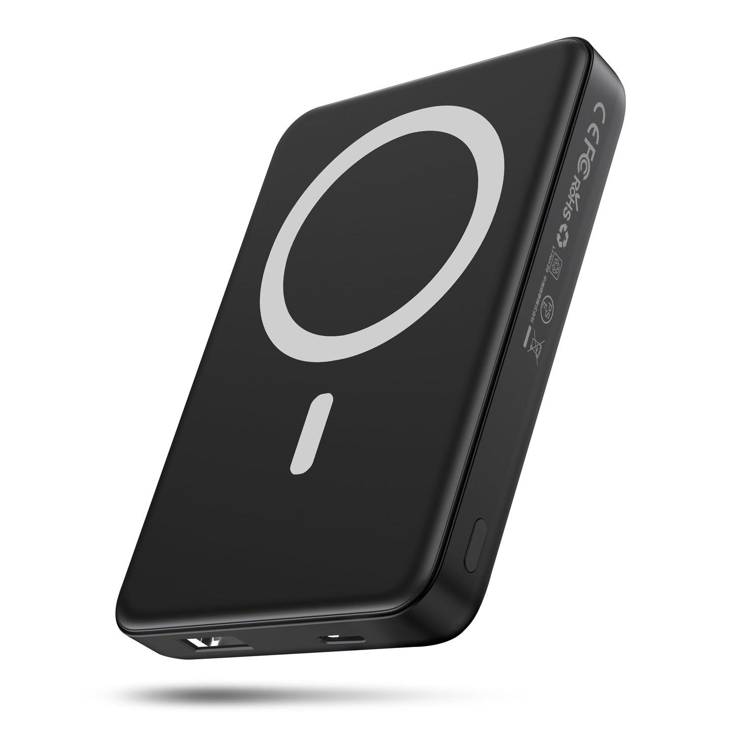 for Magsafe Battery Pack, 10000mAh Magnetic Portable Charger with USB-C 20W Fast Charging, Slim & Lightweight Wireless Power Bank for iPhone Air/17/16/15/14/13 Series, for Travel Cruise Essentials