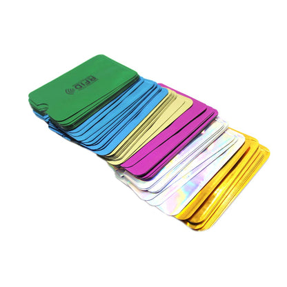 JUMISEE (60 Pack) Holographic RFID Blocking Sleeves, Card Holder Blocking Bank Anti thief Wallet Protect Case Credit Cards Case Safety Identity Theft Prevention