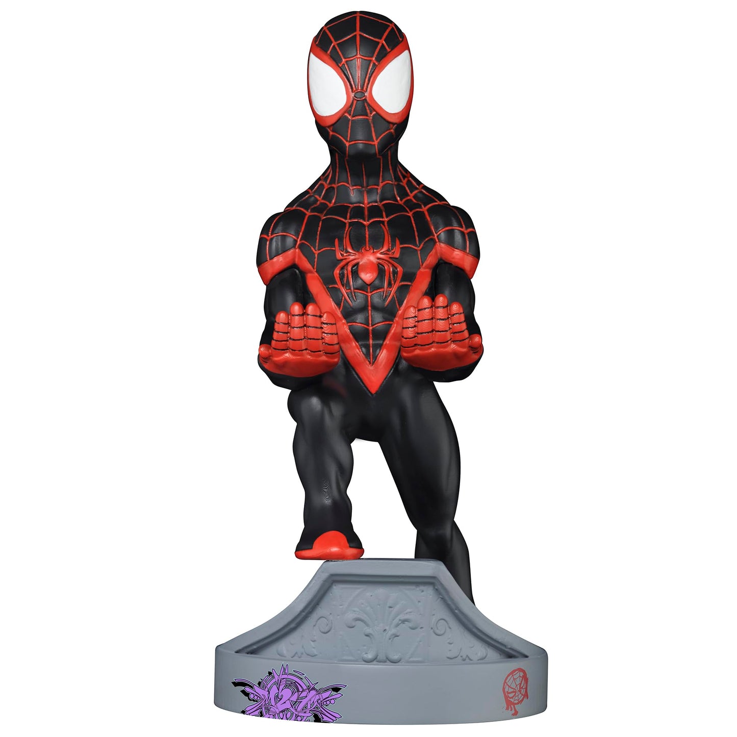 Exquisite Gaming Cable Guy - Marvel Spiderverse: Miles Morales Spiderman - Charging Controller and Device Holder - Toy - Xbox 360