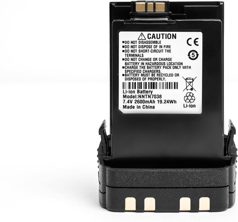 Motorola APX6000 Battery Pack - 2600mAh Li-ion Replacement for APX7000 & APX8000 Radios