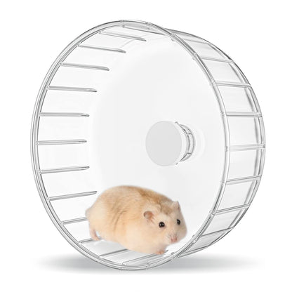 BUCATSTATE Hamster Wheel Silent, 18cm Quiet Spinner for Gerbil Dwarf Syrian Hamster Rat Mice