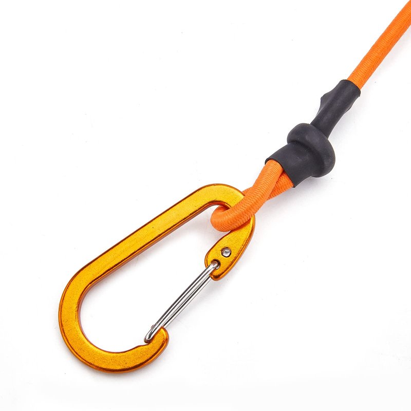 MOPHOEXII Paddle Leash Safety Rod Bungee Rod Holder Gripping Gear,Kayak Paddle Tether Lightweight Coiled Kayak Paddle Leash for SUP Kayaking Canoing Fishing Boating