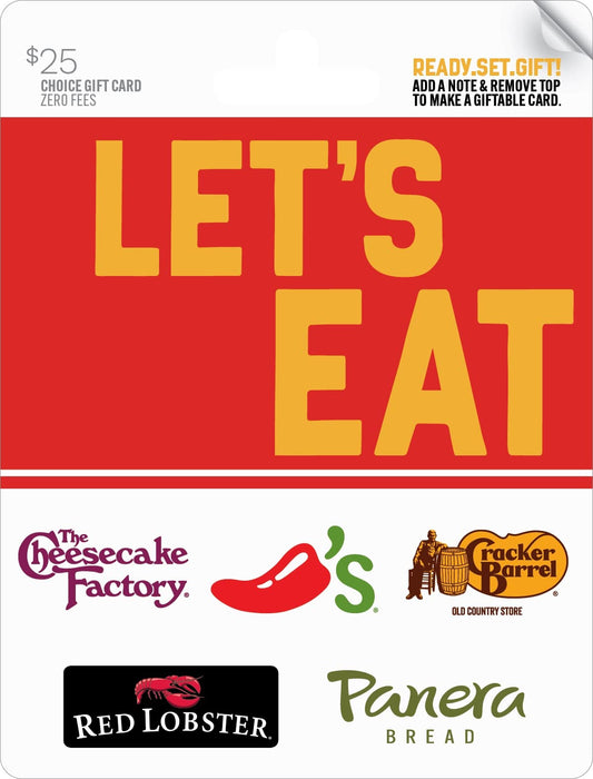 Happy Let's Eat Gift Card $25