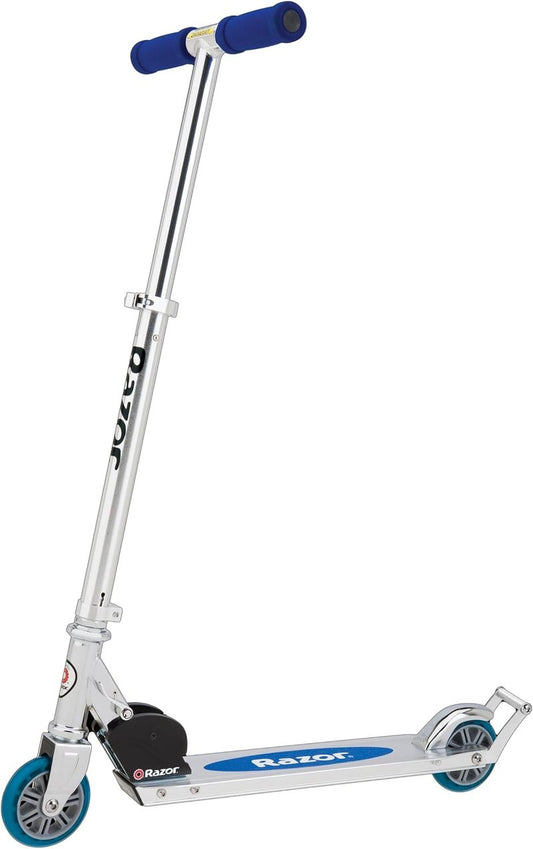 Razor Kick Scooter for Kids - Lightweight, Foldable Aluminum Frame | Adjustable Handlebars & Wheelie Bar