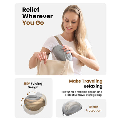 BOB AND BRAD Eye Massager with Heat and Cooling, Birthday Gifts for Women Men Her Him, EyeOasis 3 Eye Mask for Migraines, Heated Face Massager for Dry Eyes Strain Relief Improve Sleep