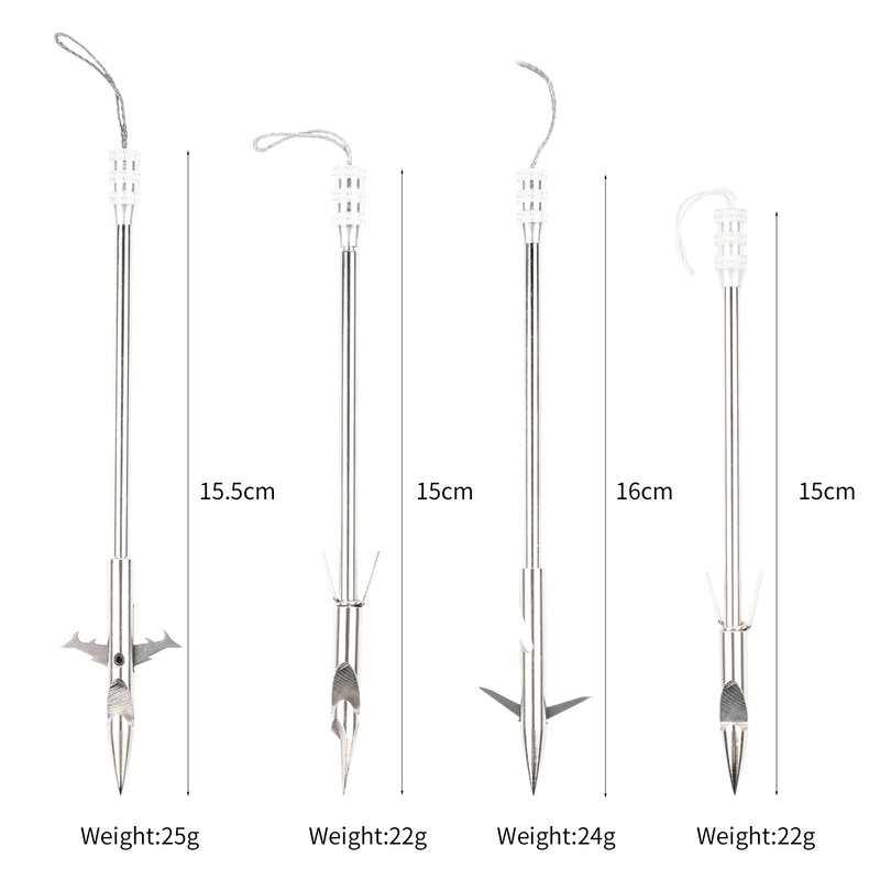 SOPOGER Fishing Slingshot Dart - 12 Pack 6 Inch Hunting Fishing Arrowheads Catapult Dart For Adult Bowfishing Crossbow