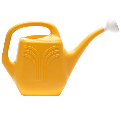 Bloem Classic Watering Can: 2 Gallon Capacity - Earthy Yellow - Durable Resin, Removable Nozzle Spout, Easy to Handle, Wide Mouth, for Indoor and Outdoor Use, Gardening