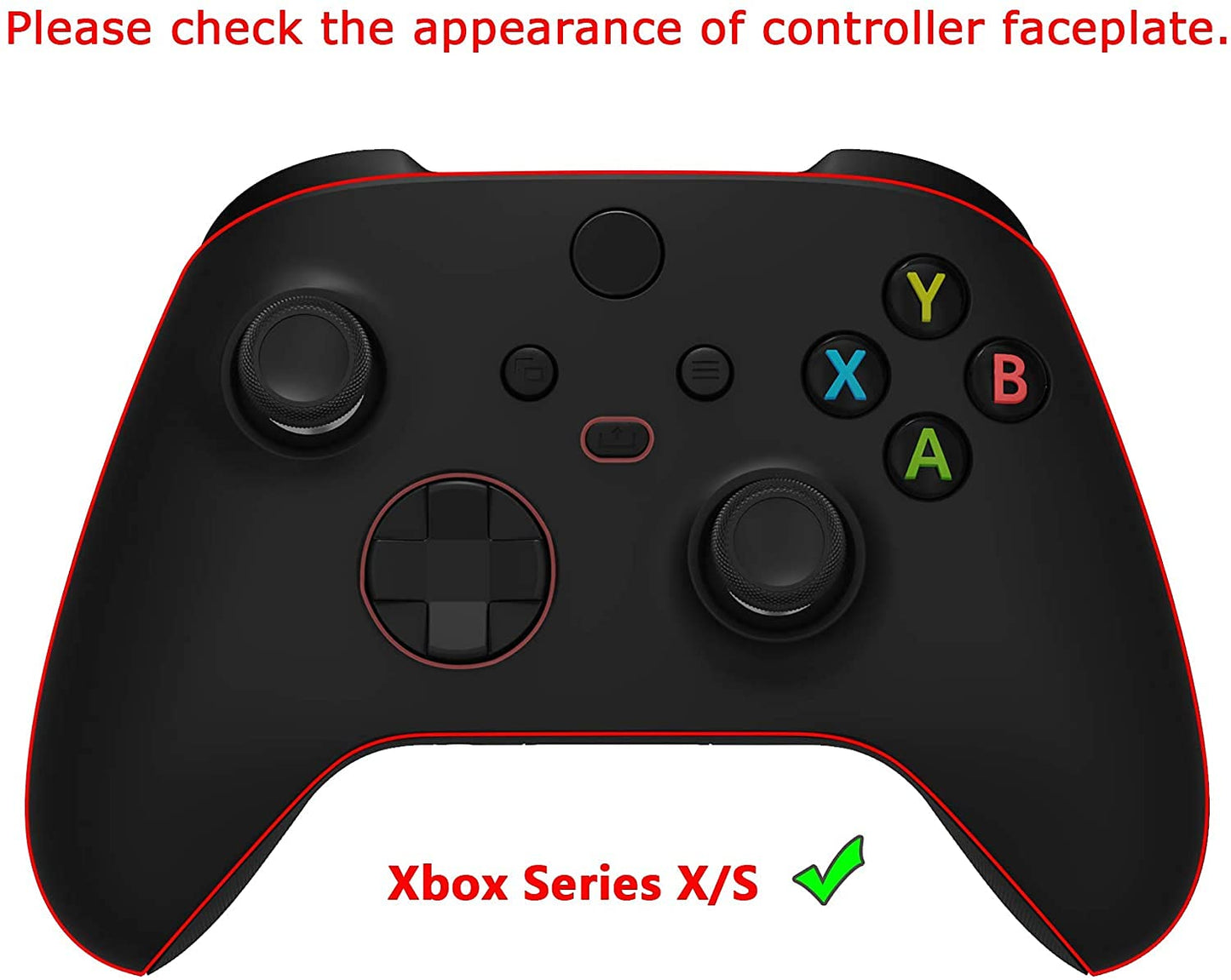 eXtremeRate PlayVital Anti-Skid Sweat-Absorbent Controller Grip for Xbox Core Wireless Controller, Professional Textured Soft Rubber Pads Handle Grips for Xbox Series X/S Controller - Clown Hahaha