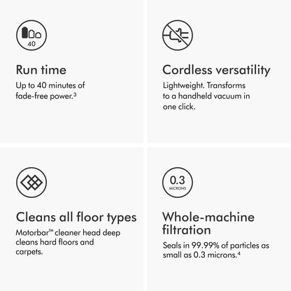 Dyson V8™ Advanced cordless stick vacuum cleaner (Silver/Nickel)