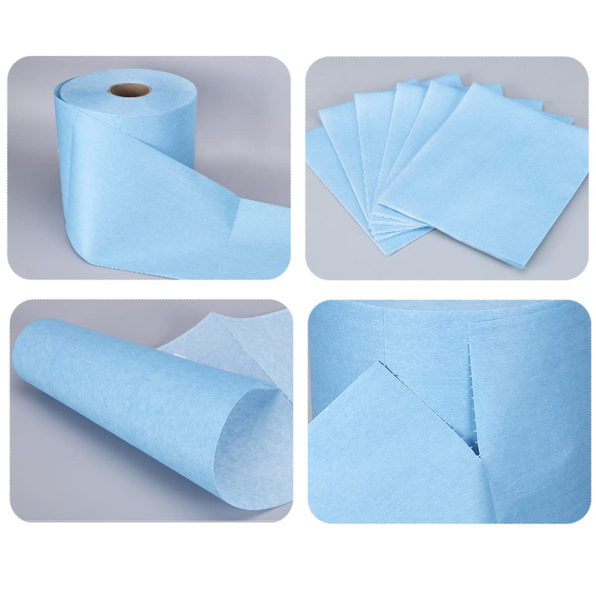 12 Pack Jumbo Workshop Hand Towels Rolls Centrefeed Blue Rolls Blue Recycled Paper Tissue Paper Roll 2 Ply Embossed Tissue Wipe Away Commercial & Kitchen Use