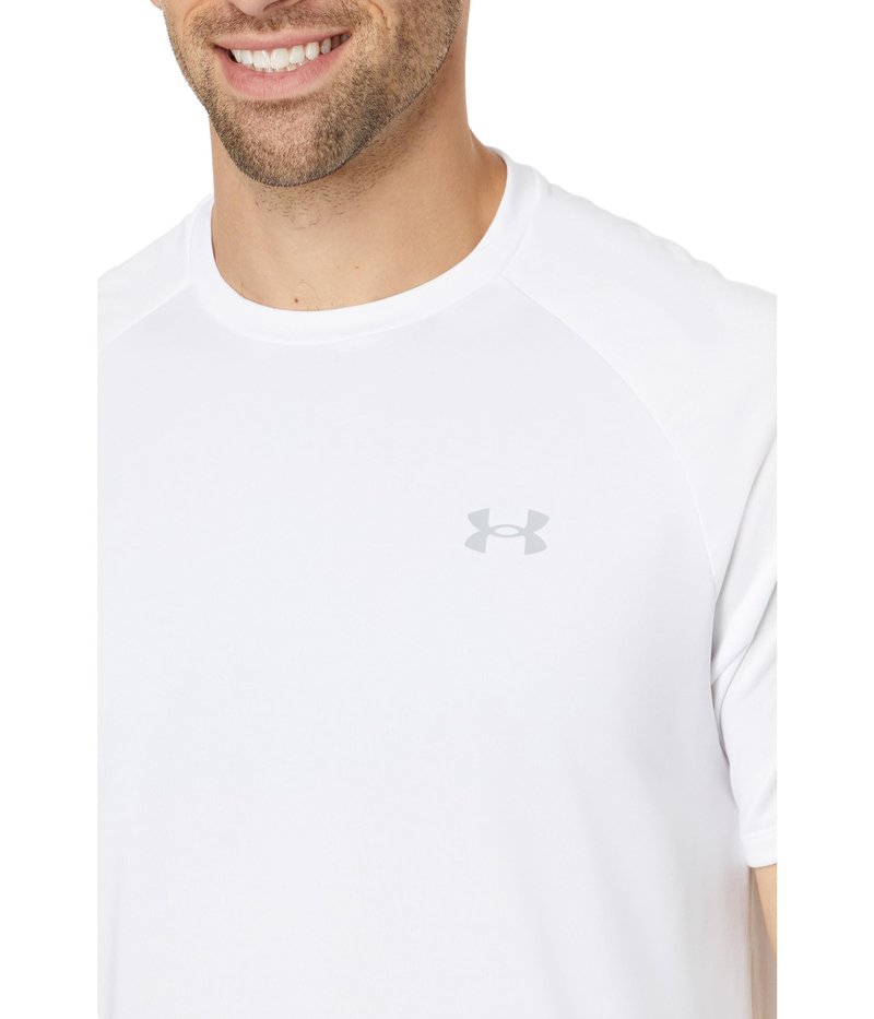 Under Armour Men's Tech 2.0 Short-Sleeve T-Shirt, White (100)/Overcast Gray, X-Small