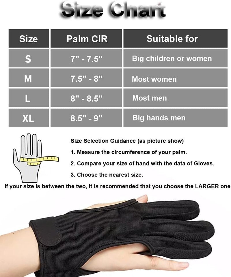 3 Finger Archery Glove - Leather Shooting Protector for Men & Women | Genesis Bow Accessories