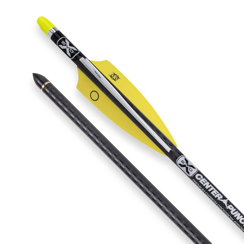 TenPoint EVO-X CenterPunch Carbon Arrows, 20", w/ Alpha-Nocks .001", color may vary.