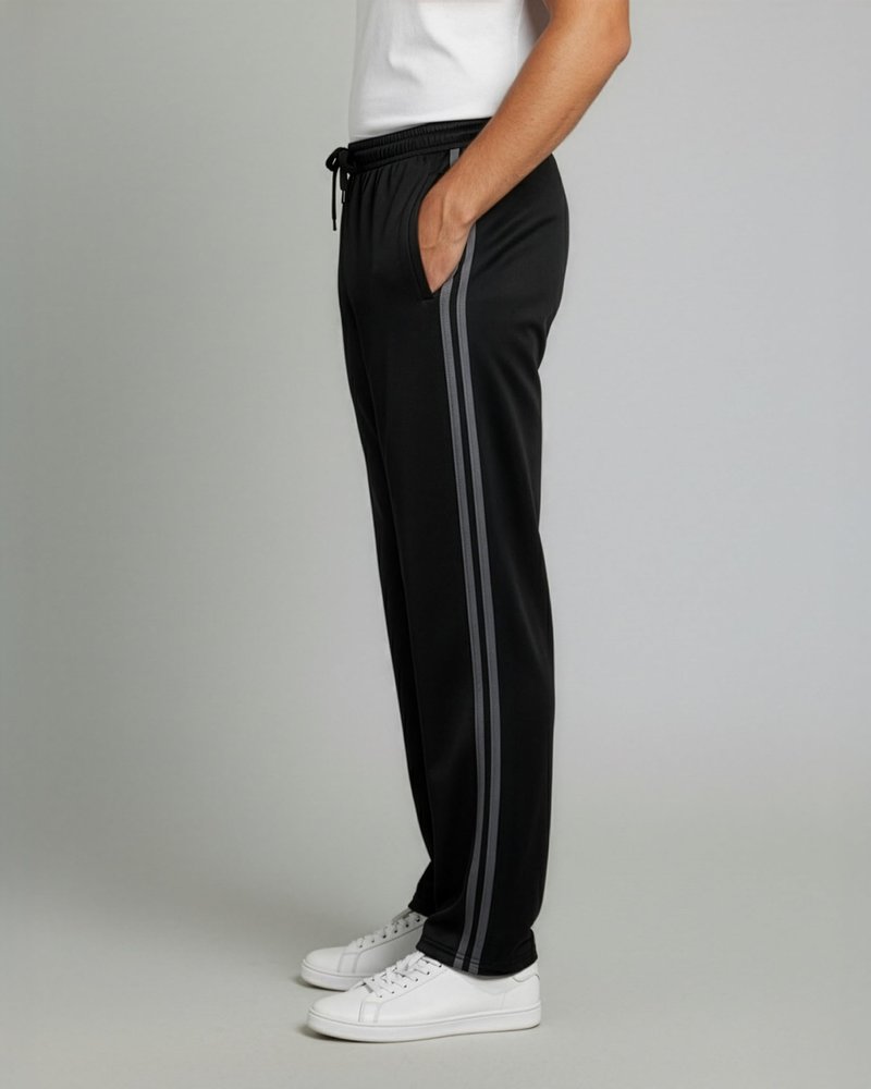 Real Essentials 3 Pack: Men’s Sweatpants – Athletic Track Pants with Pockets | Workout, Running & Lounge Pants for Men- Set 7, L
