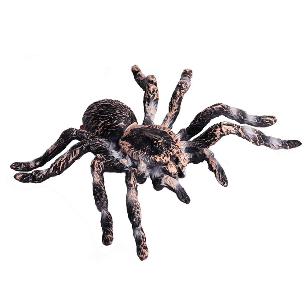 FLORMOON Realistic Animal Figures - Spider Action Model Lifelike Insect Toy Figures - Educational Learning Toys Birthday Set for Boys Girls Kids Toddlers (Giant Whiteknee)
