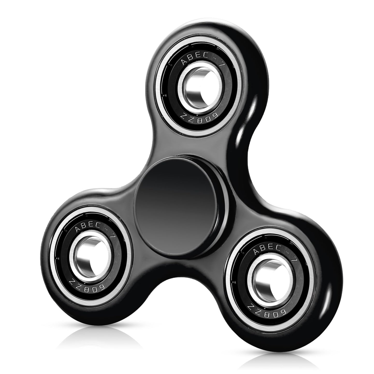 SCIONE Fidget Spinner Sensory Hand Fidget Toy Anxiety Stress Relief Party Bag Fillers for Kids Adults Goodie Bag Stuffers (Black)