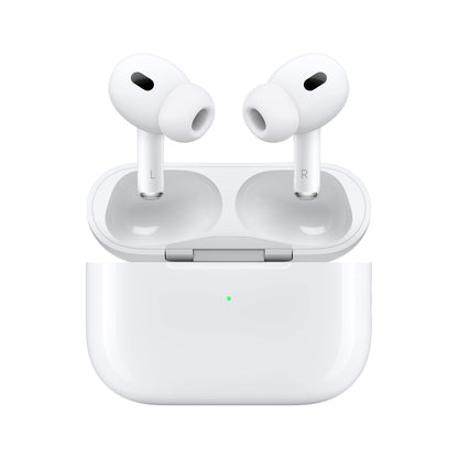 Apple AirPods Pro 2 Wireless Earbuds, Bluetooth Headphones, Active Noise Cancellation, Hearing Aid Feature, Transparency, Personalised Spatial Audio, High Fidelity Sound, H2 Chip, USB C Charging