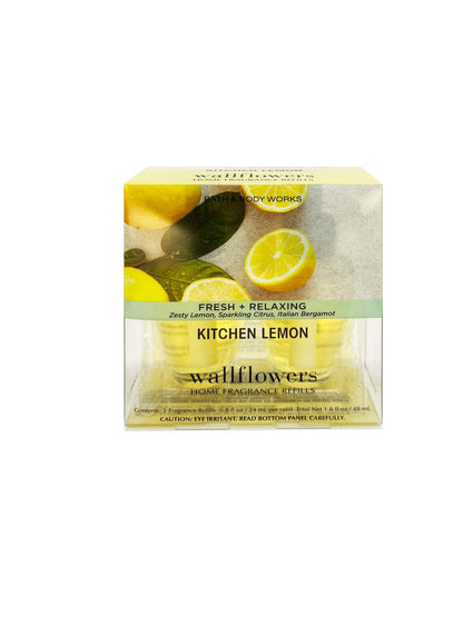 Bath & Body Works Wallflowers Home Fragrance Refill Bulbs 2 Pack Kitchen Lemon