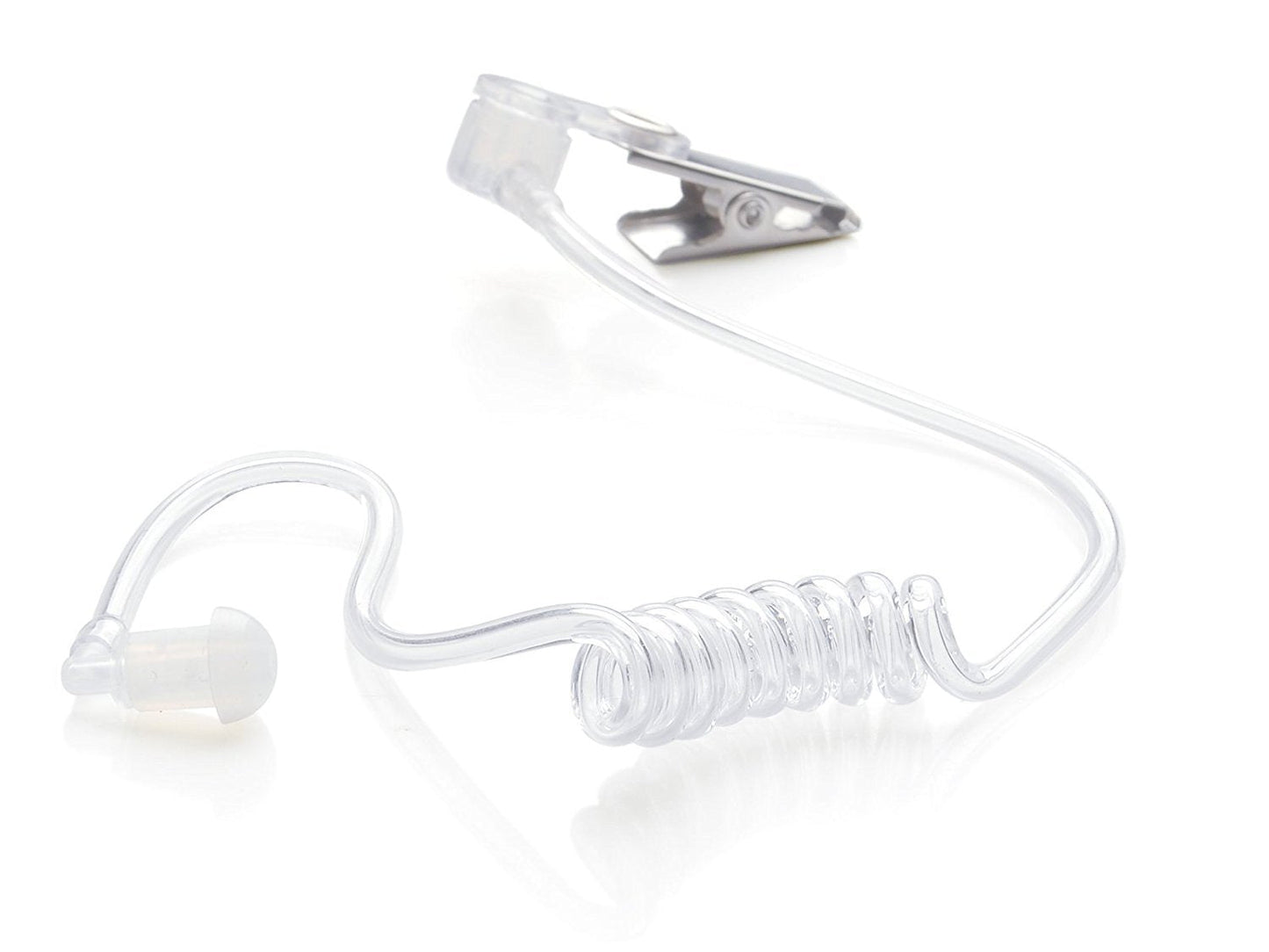 Retevis Radio Earpiece 2 Pin Covert Acoustic Tube Radio Headset Compatible with Walkie Talkie RT24 RT27 RT668 RT622 RT5R eSynic Baofeng UV-5R BF-888S KENWOOD Earphones for Walkie Talkie (5 Pcs)