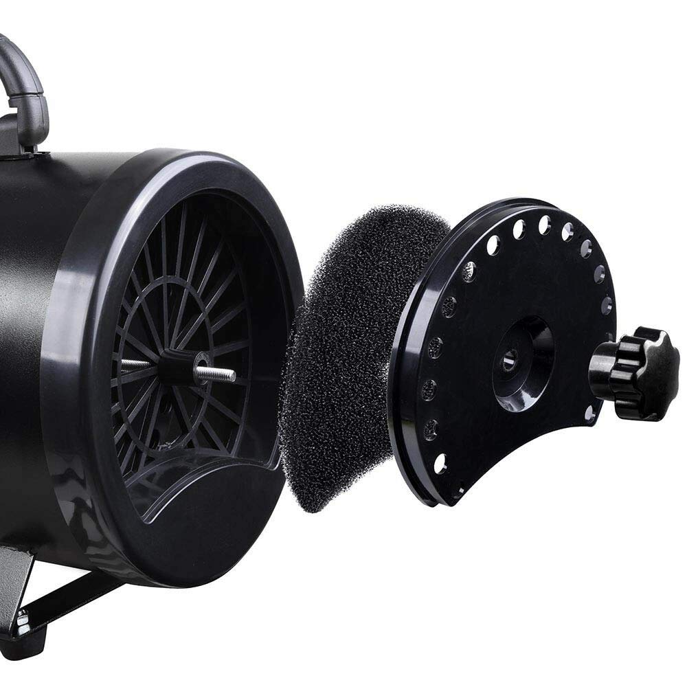 Gravitis 2800W Professional Pet Dryer - Quiet and Powerful Dog Grooming Tool with Adjustable Temperature, Multiple Nozzles, and Long Hose for Efficient Styling and Drying