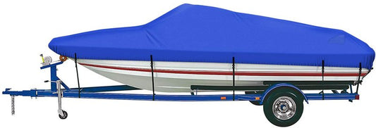 iCOVER Trailerable Boat Cover- 17'-19' 800D Water Proof Heavy Duty, Fits V-Hull, Fish&Ski, Pro-Style, Fishing, Utiltiy, Runabout, Bass Boats, up to 17ft-19ft Long and 96" Wide