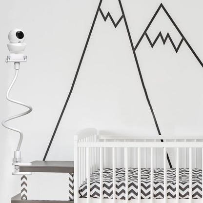 Derebir Baby Camera Monitor Mount Holder Compatible with Babysense ‎V43_2CAM and MaxView 2CAM Camera Baby Flexible Baby Monitor Mount Stand (33.7 inch)