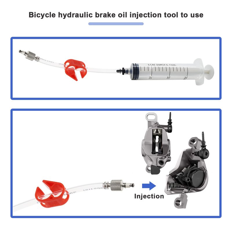 eMagTech 2 Sets Bicycle Brake Bleed Kit Compatible with SRAM Code R/RSC Guide R/RS/RSC/T Level TLM U RED ETap S-900 Bike Tools Equipment