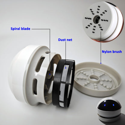 Hallocool Desktop Vacuum Cleaner Mini Desk Vacuum Cleaner Portable Dust Crumb Sweeper Cute USB Vacuum for Picking up Crumbs Eraser Crumbs Pet Hairs Flakes Tiny Items on Desk Tabletop Keyboard