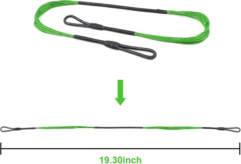 Cobra Adder Crossbow String - 20 Strands HMPE 1600D | 19.3" Durable Replacement Accessory