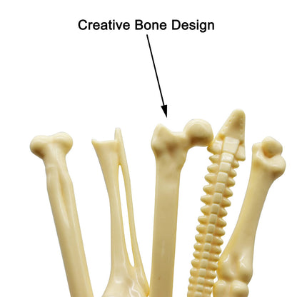 Maydahui 25 PCS Bone Ballpoint Pen Creative Novelty Pens Black Ink for Halloween Artist Doctot Nurse School Office Party