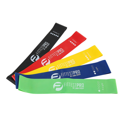 Fittest Pro by Limm Resistance Bands for Legs and Butt, Fabric Exercise Loop Bands Yoga, Pilates, Rehab, Fitness and Home Workout, Strength Bands for Booty