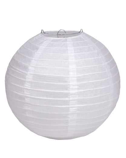 Matissa 16"(40CM) Pack of 3 Paper Lantern Wedding Party Decoration Craft Lamp Shade (White)
