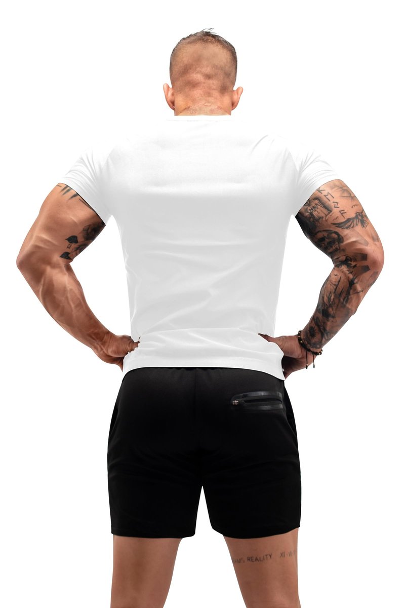 FUXERT Sauna Shirt for Men Sweat Sauna Suit for Gym Exercise Compression Shirt Workout Shapewear (WTGY L)
