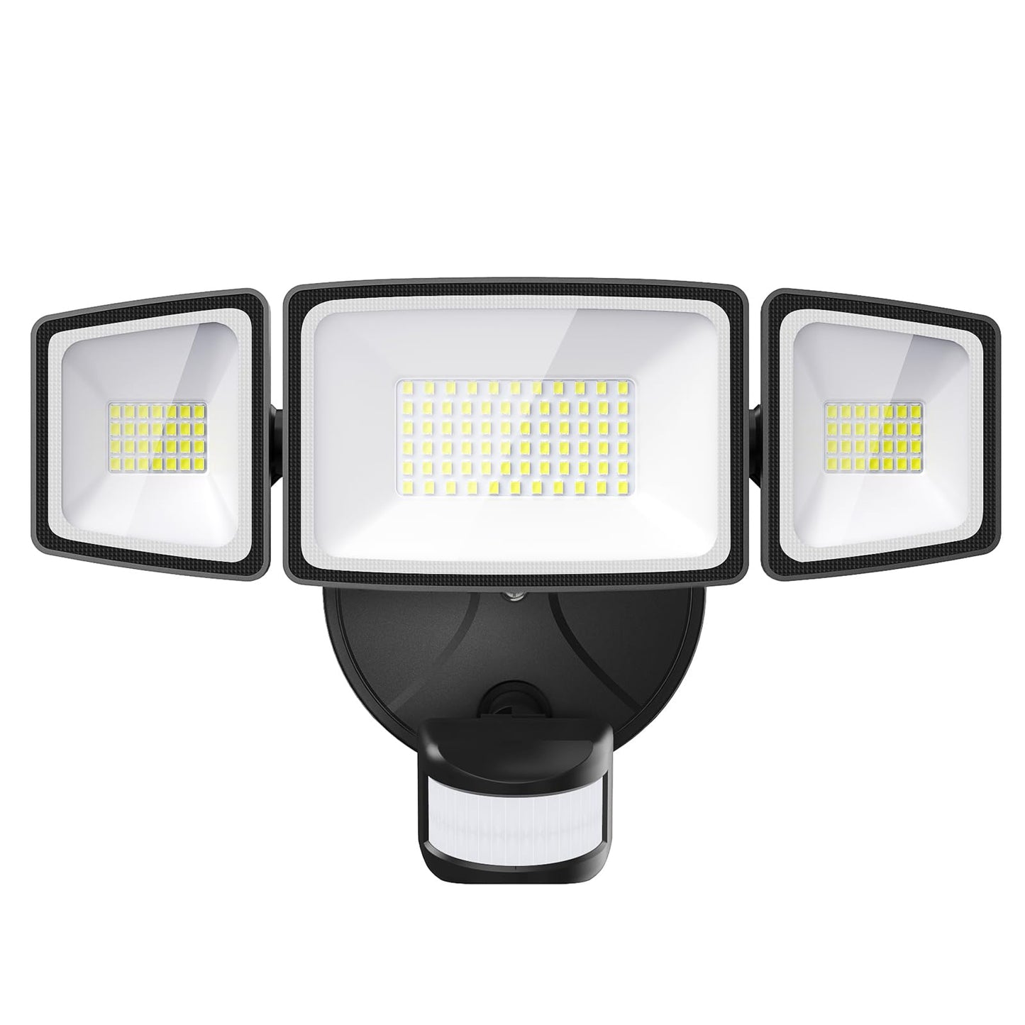 Onforu 55W Security Light with Motion Sensor, LED Wall Light Outdoor, IP65 Waterproof PIR Exterior Floodlight, 5000lm Super Bright 6500K Daylight White Flood Light for Garden, Garage, Patio