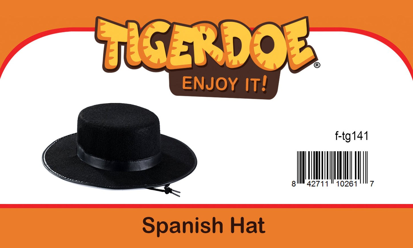 Tigerdoe Spanish - Gaucho Hat - Amish Hat - Black Flat Top Fedora Costume Hats