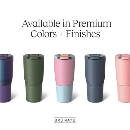 BrüMate Nav 25oz 100% Leak Proof Insulated Travel Tumbler with Magnetic BevLock™ Lid - Double Wall Cup-Holder Friendly Stainless Steel Mug (Dune)