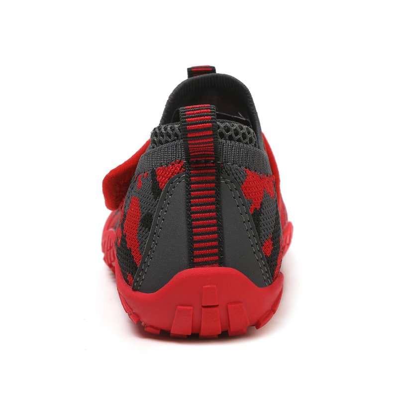 KUBUA Water Shoes for Kids Boys Girls Beach Swim Pool Multifunctional Aqua Shoes Quick Dry Lightweight Toddler Little Big Kid Red 8 Toddler