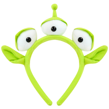 U-Zomir Halloween Headband, Alien Plush Headband for Kids and Adults, Costume Accessories for Theme Party Cosplay and Halloween