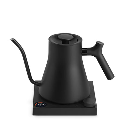 Fellow Stagg EKG Pro Electric Gooseneck Kettle - Pour-Over Coffee and Tea, Quick Heating, Precise Temperature Control, Scheduling, Built-in Brew Timer, Matte Black, 0.9 Liter