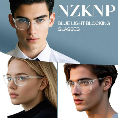 Blue Light Blocking Glasses for Women & Men - Clear Gaming Eye Glasses