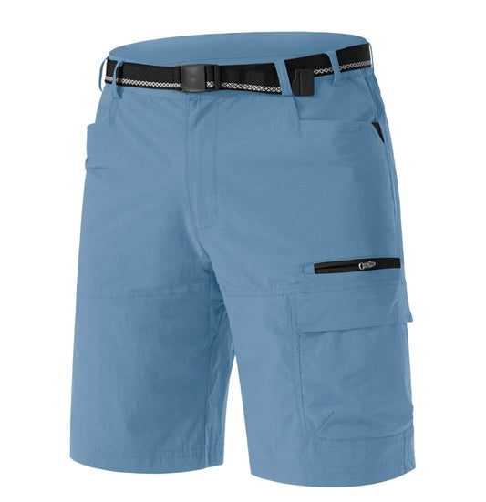 TACVASEN Men's Casual Shorts Lightweight Quick Dry Cargo Hiking Tactical Shorts Golf Dress Outdoor Summer with Pockets Light Blue 34