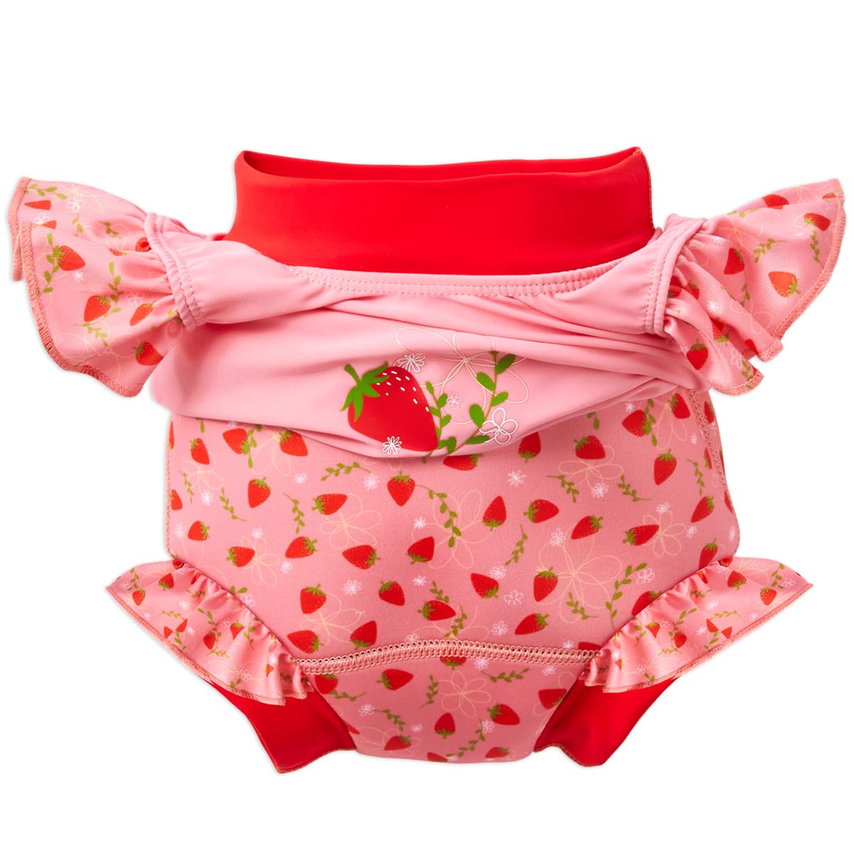 Splash About Baby Girls Happy Costume One Piece Swimsuit, Strawberry Field, 12-24 Months UK