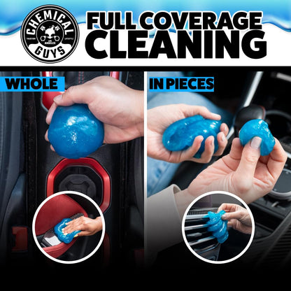 Chemical Guys Sticky Icky Car Cleaning Gel, Green Apple Scent - Detailing Gel for Vents, Keyboards, and More, 100g, 4 Pack