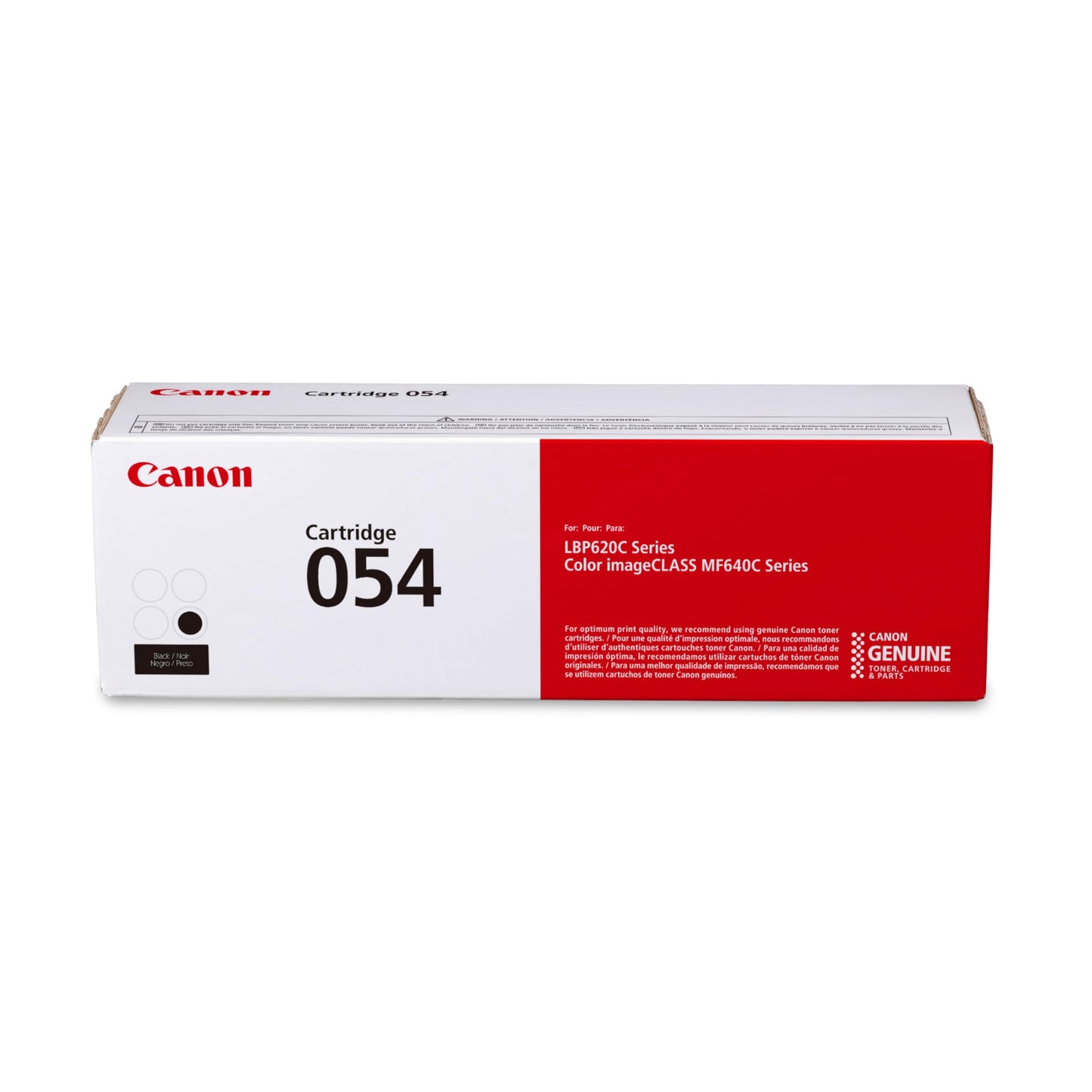 Canon Genuine 054 Black Toner Cartridge Compatible with LBP622Cdw, LBP623Cdw, MF641Cdw, MF642Cdw, MF644Cdw