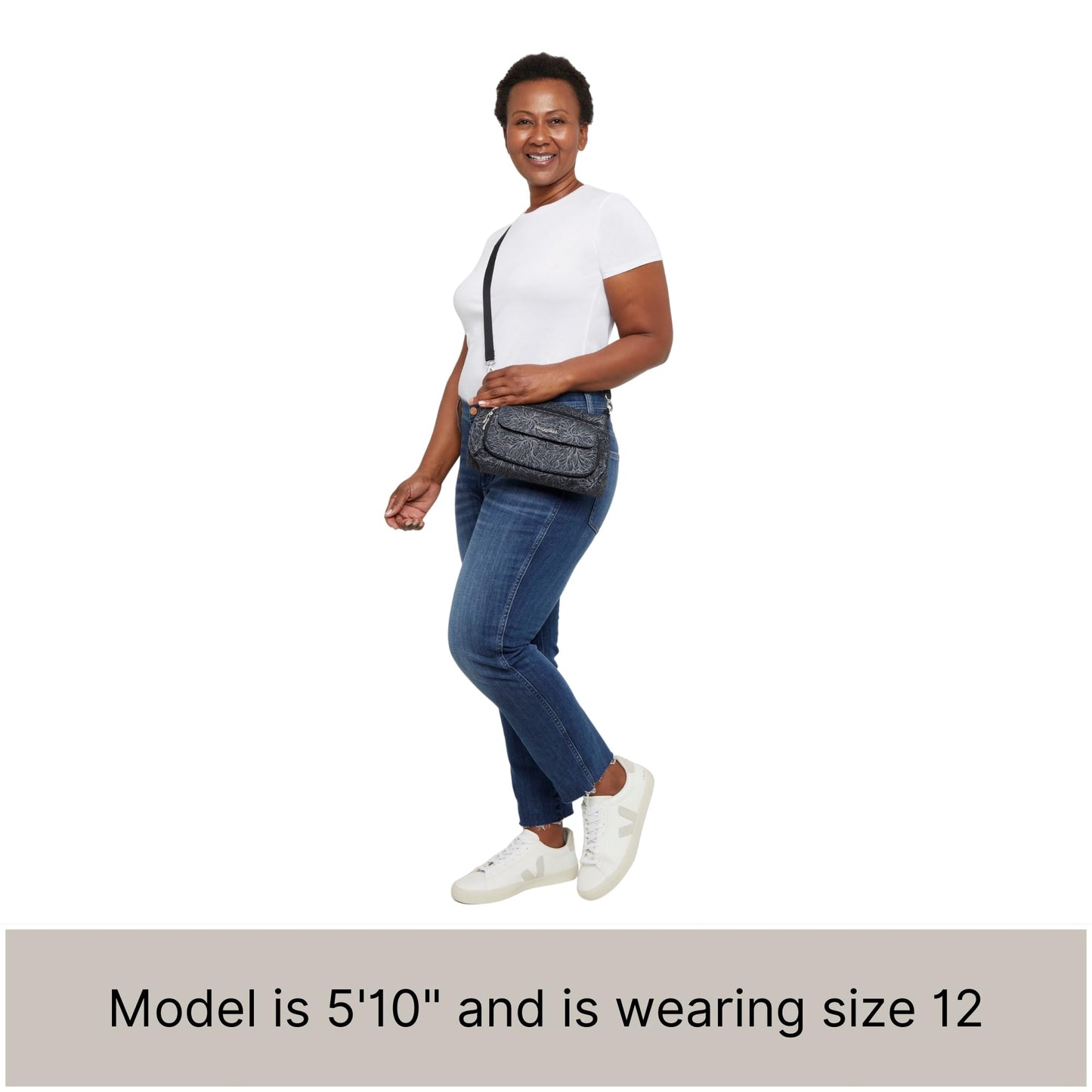 Baggallini Womens Original RFID Everyday Crossbody Bag