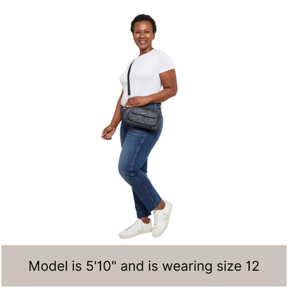 Baggallini Womens Original RFID Everyday Crossbody Bag