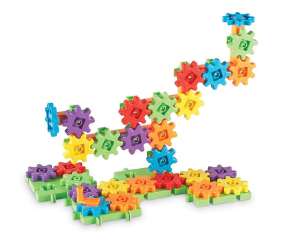 Learning Resources LER9148 LER9215 Gears Starter Building 60 piece set, Multicoloured